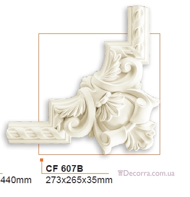 Купить Уголки и вставки Gaudi decor CF 607B.