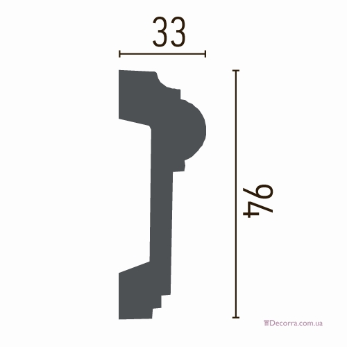 Купить Молдинг для стен гибкий Gaudi Decor CR 3044 (2,00м) Flexi.