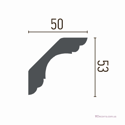Купить Карниз гибкий Gaudi decor P 210 (2,00м) Flexi.