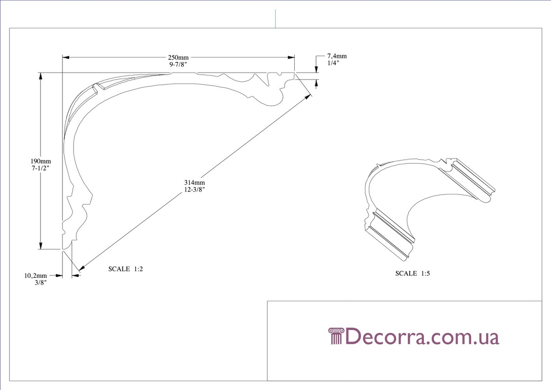 Купить Карниз гладкий Orac decor luxxus C343.