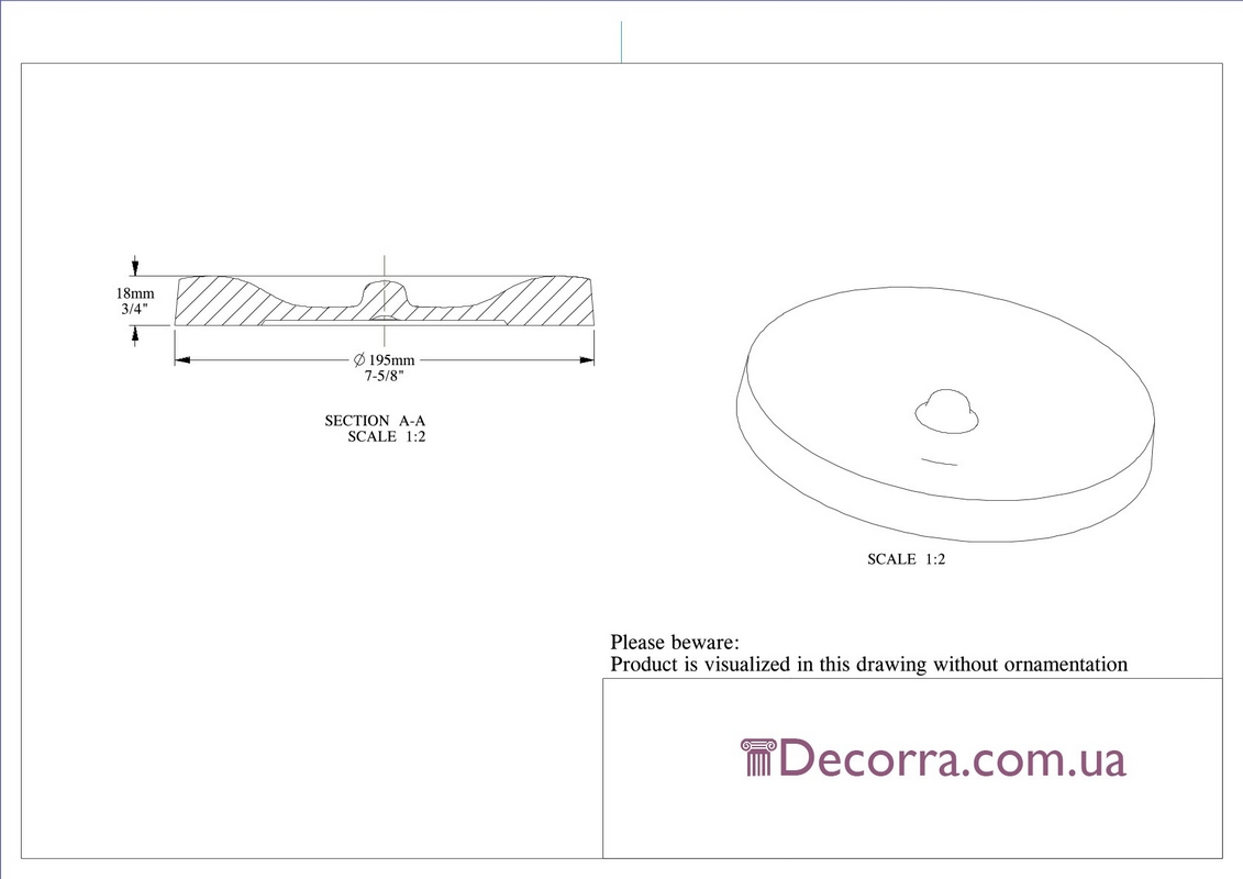 Купить Розетка Orac decor Luxxus R12.