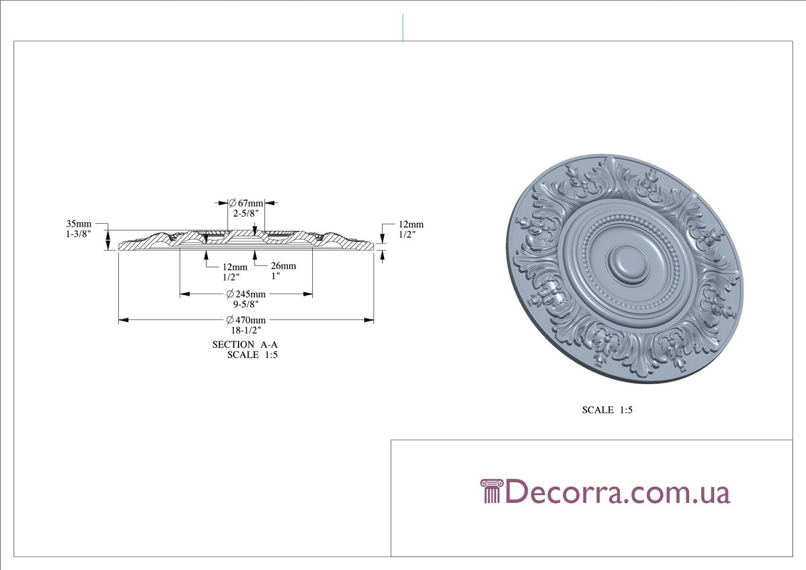 Купить Розетка Orac decor Luxxus R17.