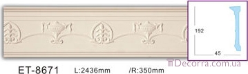 Купить Молдинг для стен с орнаментом Classic home (Вип-декор) ET8671.